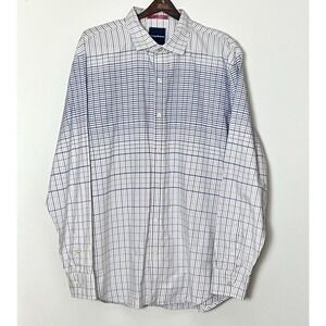 Tommy Bahama Button Up Shirt‎ Men's XXL Geometric Print Preppy Professional